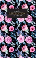 Medication tracker logbook: Undated Personal Health Record Keeper and Medication Checklist Organize and minimize Perfect as a medical reminder and record book. Monday To Sunday