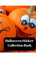 Halloween sticker collection book