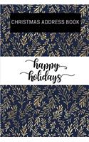 Christmas Address Book