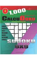 1,000 + Calcudoku sudoku 9x9: Logic puzzles easy - medium - hard - extreme levels