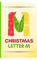 Christmas Letter M