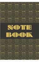 Notebook: Sugar Skull - Day of the Dead - Composition Book . Cornell Notes - Yellow Sugar Skull Tiled