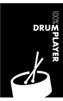 Drummers Notebook: Cool Drum Players Journal - Drum Teacher Appreciation Gift