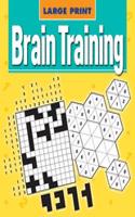 Large Print Brain Training