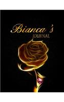 Bianca 's Journal: 8.5x11 Journal, Notebook, Diary Keepsake for Women & Girls has 120 pages and 58 Inspiring Quotes from Famous Women and Leaders.