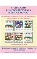 Aprendizaje preescolar (Fichas con rompecabezas para preescolar Vol 1)