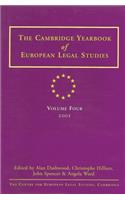 Cambridge Yearbook of European Legal Studies Vol 4, 2001