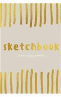 Sketchbook: Oyster White: Sketchbook 6 x 9, Cool Sketchbook, Sketchbook Notebook, Blank Sketchbook, Sketchbook Journal, Travel Sketchbook, Quality Sketchbook