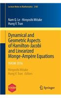 Dynamical and Geometric Aspects of Hamilton-Jacobi and Linearized Monge-Ampère Equations