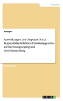 Auswirkungen des Corporate Social Responsibility-Richtlinien-Umsetzungsgesetzes auf Rechnungslegung und Abschlussprüfung