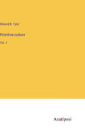 Primitive culture