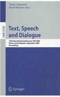 Text, Speech and Dialogue