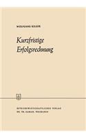 Kurzfristige Erfolgsrechnung