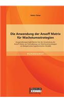 Anwendung der Ansoff Matrix für Wachstumsstrategien: Ausgestaltungsmöglichkeiten bei der Anwendung der Ansoff-Matrix zur Formulierung von Wachstumsstrategien am Beispiel eines hypothetischen Modells