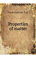 Properties of Matter: (English)