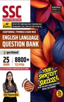Examcart Latest SSC English Question Bank Book By Soni Vijayvargiya for SSC GD | MTS | Delhi Police | Selection Post | CHSL | Stenographer | CPO & CGL (Tier 1 & 2) 2025 exam