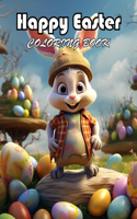 Happy Easter Coloring Book for Kids
