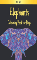 Elephants: Coloring Book Stress Relieving 40 Elephants Designs Coloring Book for Adults for Stress Relief and Relaxation 40 Amazing Elephants designs to Color 