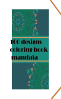 100 designs coloring book mandala