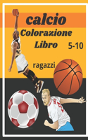 calcio colorazione libro