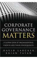 Corporate Governance Matters