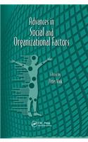 Advances in Social and Organizational Factors