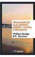 Specimens of Macaronic Poetry