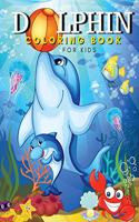 Dolphin coloring book for kids