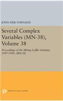 Several Complex Variables
