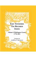 East Tennessee Tax Records Index Volume I
