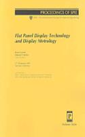 Flat Panel Display Technology and Display Metrology