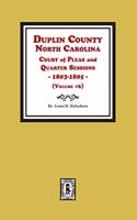 Duplin County, North Carolina Court of Pleas and Quarter Sessions, 1803-1805. Volume #6