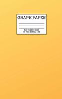 Graph Paper: Notebook Yellow Orange Gradient Cute Pattern Cover Graphing Paper Composition Book Cute Pattern Cover Graphing Paper Composition Book