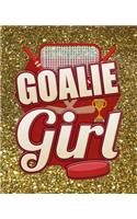 Goalie Girl: Ice Hockey Lover Composition Notebook or Journal - Wide Ruled 7.5 x 9.25