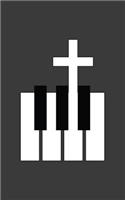 Keyboard And Cross: Keyboard And Cross Musician Christian Band Music Notebook - Spiritual Religious Musical Doodle Diary Book Gift For Pianist Musicians And Piano Playe