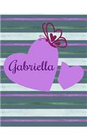 Gabriella: Personalized Sudoku Activity Notebook - 100 Large Print Puzzles - Brain Logic Puzzle Book - Game Instructions and Answer Key - Level: Easy