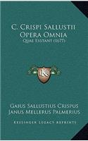 C. Crispi Sallustii Opera Omnia