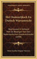 Het Oostenrijksch En Duitsch Warrantrecht