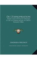 De L'Expropriation