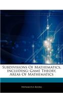 Articles on Subdivisions of Mathematics, Including
