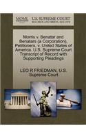 Morris V. Benatar and Benatars (a Corporation), Petitioners, V. United States of America. U.S. Supreme Court Transcript of Record with Supporting Pleadings