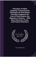 Principles of Public Speaking, Comprising the Techniques of Articulation, Phrasing, Emphasis; the Cure of Vocal Defects; the Elements of Gesture ... With Many Exercises, Forms, and Practice Selections