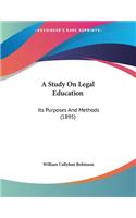 Study On Legal Education