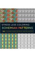 Stress Less Coloring - Bohemian Patterns