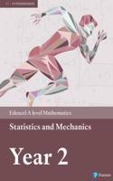 Pearson Edexcel A level Mathematics Statistics & Mechanics Year 2 Textbook + e-book: (A level Maths and Further Maths 2017)