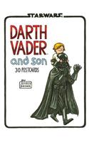 Darth Vader and Son Postcard Book