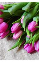 A Grand Display of Pink Tulips Journal