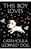 This Boy Loves Catahoula Leopard Dog Notebook