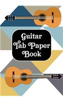 Guitar Tab Paper Book: Blank Sheet Music Staff Manuscript Paper Sheet / Music Staff Paper Notation gifts Standard for students / Professionals