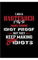 I am a bartender I try to make things idiot proof: Food Journal - Track your Meals - Eat clean and fit - Breakfast Lunch Diner Snacks - Time Items Serving Cals Sugar Protein Fiber Carbs Fat - 110 pag